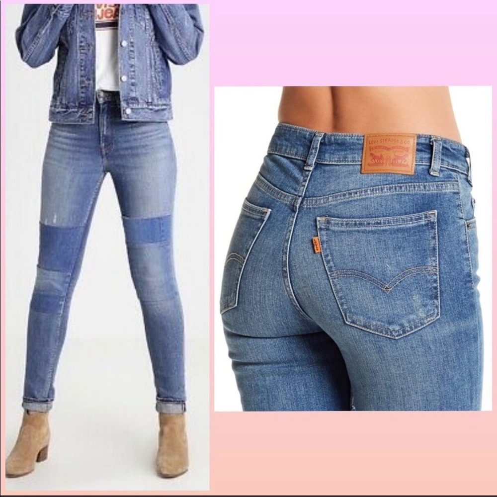 NWOT Levi's 721 Vintage High Rise Orange Tab Jean